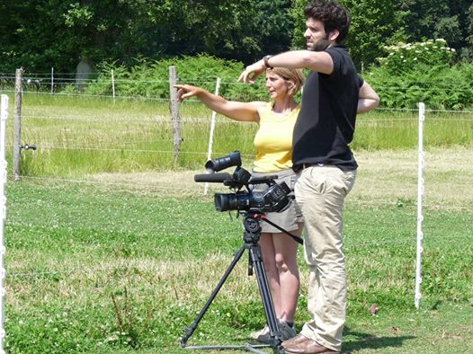 Tournage de Midi en France aux Ânes de Min Guen